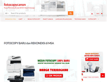 Tablet Screenshot of fotocopycanon.com